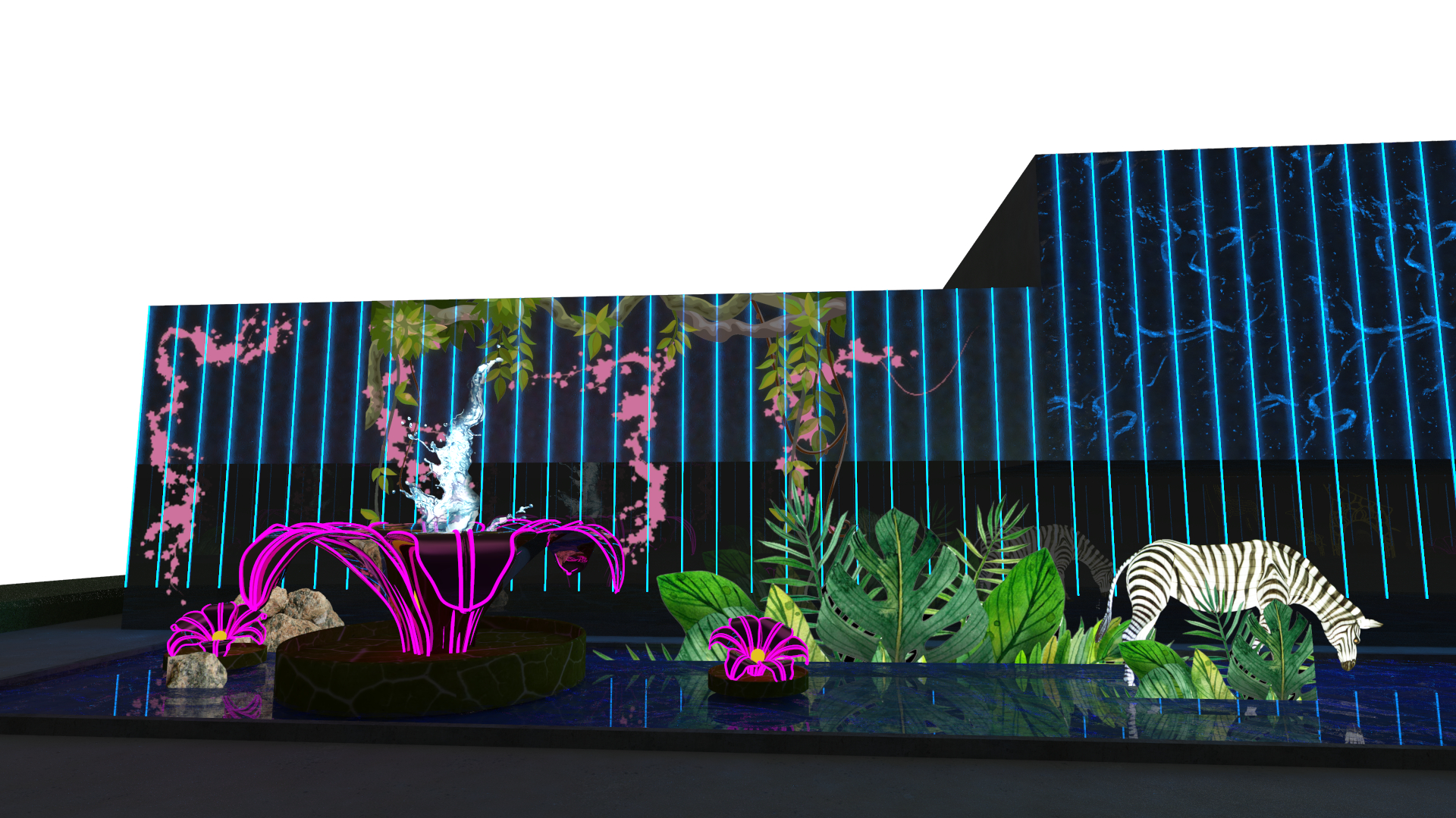 Surprising Nature |Cascading light installation